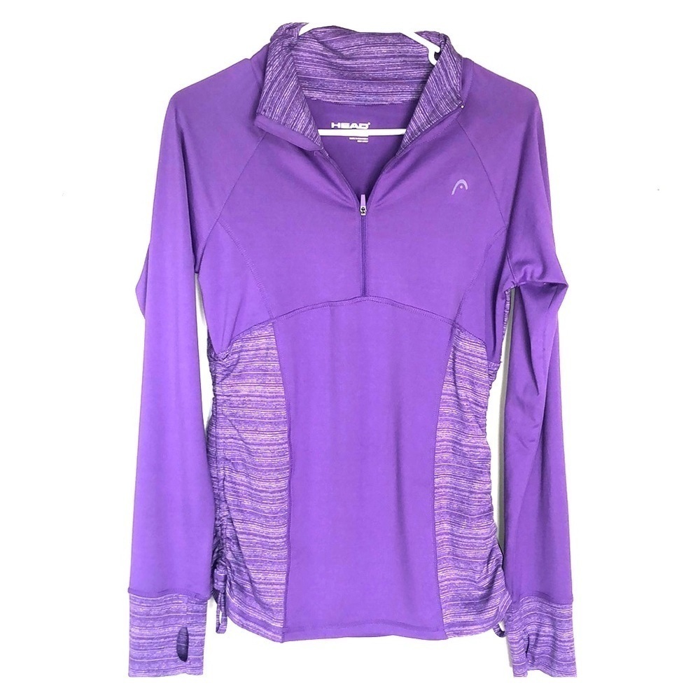 2/$15 Head- Purple Running Jacket | 1/4 Zip Athletic Pullover | Size S